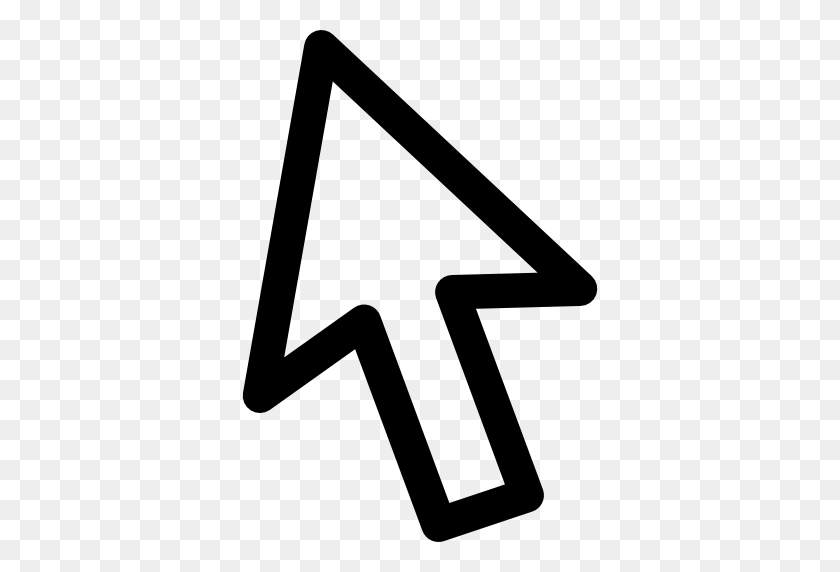 512x512 Mouse Pointer - Mouse Arrow PNG