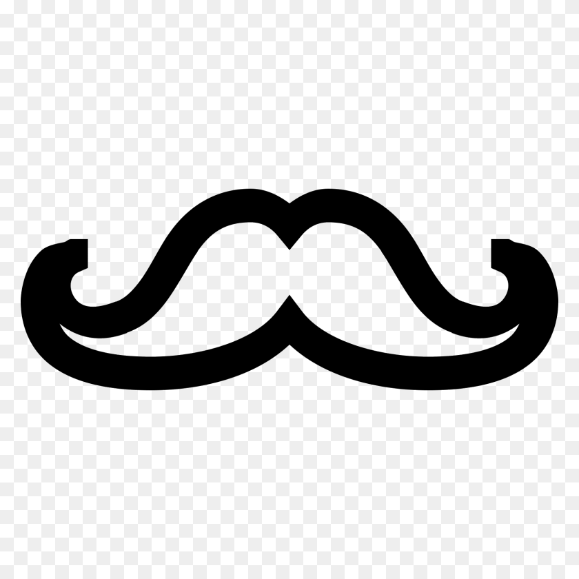 1600x1600 Moustache Anglaise Icon - Moustache PNG