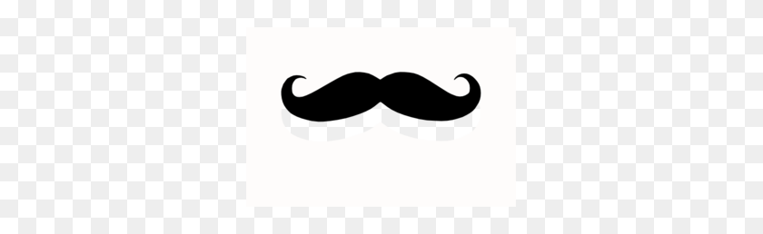 297x198 Moustache Clip Art - Mustache Clipart Black And White