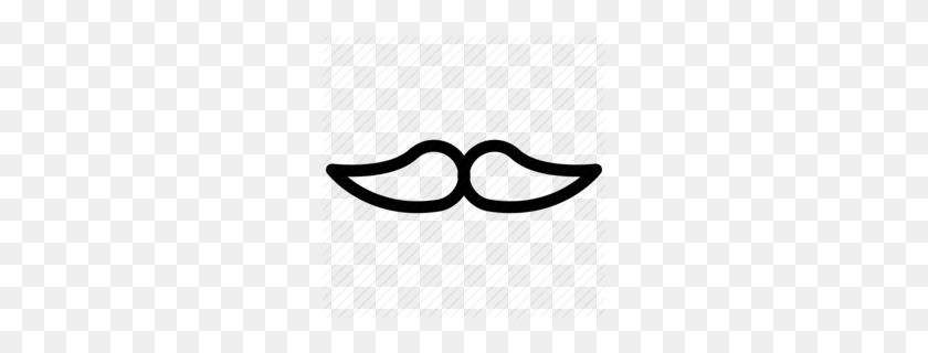 260x260 Moustache Clipart - Trump Clipart Black And White