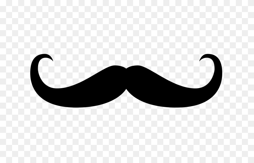 640x480 Moustache Clipart Handlebar Mustache - White Beard Clipart