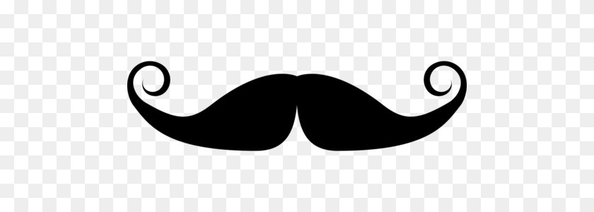 480x240 Moustache Clipart Italian Mustache - Handlebar Mustache PNG