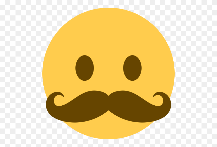 512x512 Moustache Discord Emoji In The Discord Website List - Hitler Mustache PNG