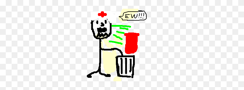 300x250 Moustache Guy Taking Out Trash - Taking Out The Trash Clipart