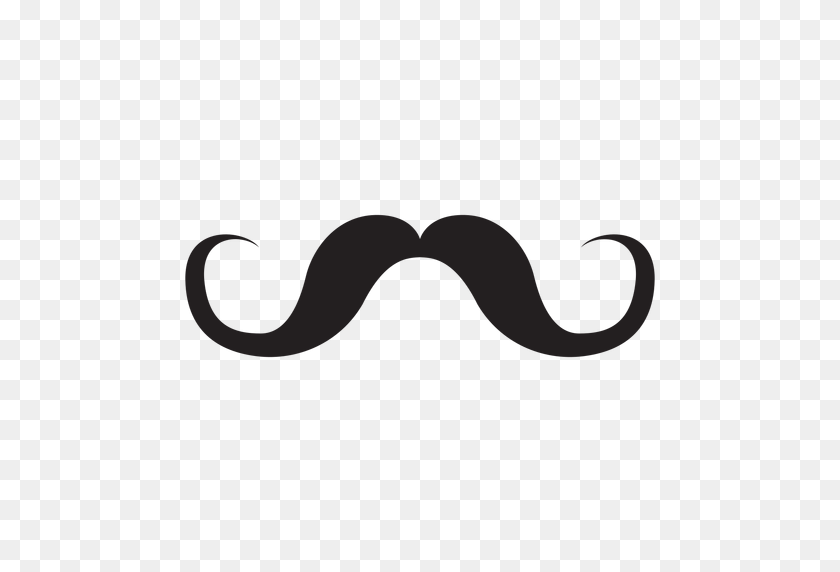 512x512 Moustache Imperial Icon - Handlebar Mustache PNG