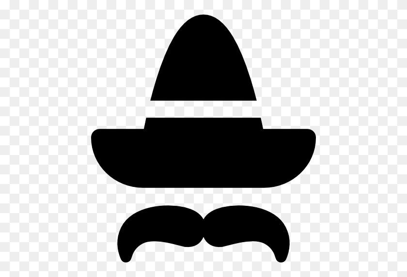 512x512 Moustache, Male, Facial Hair, Costume Icon - Mexican Mustache PNG