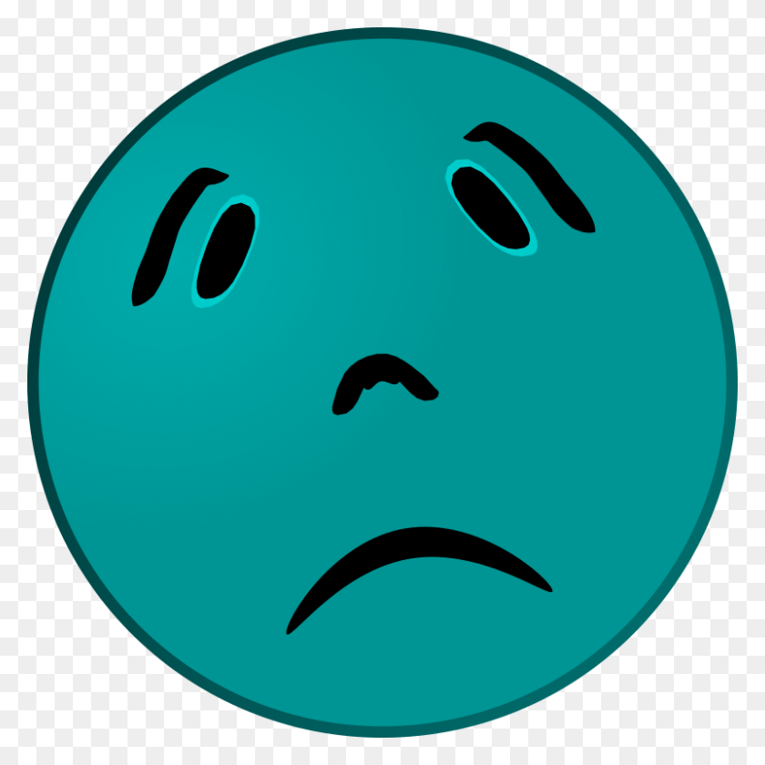 800x800 Mouth Frown Sadness Clip Art - Sad Mouth Clipart