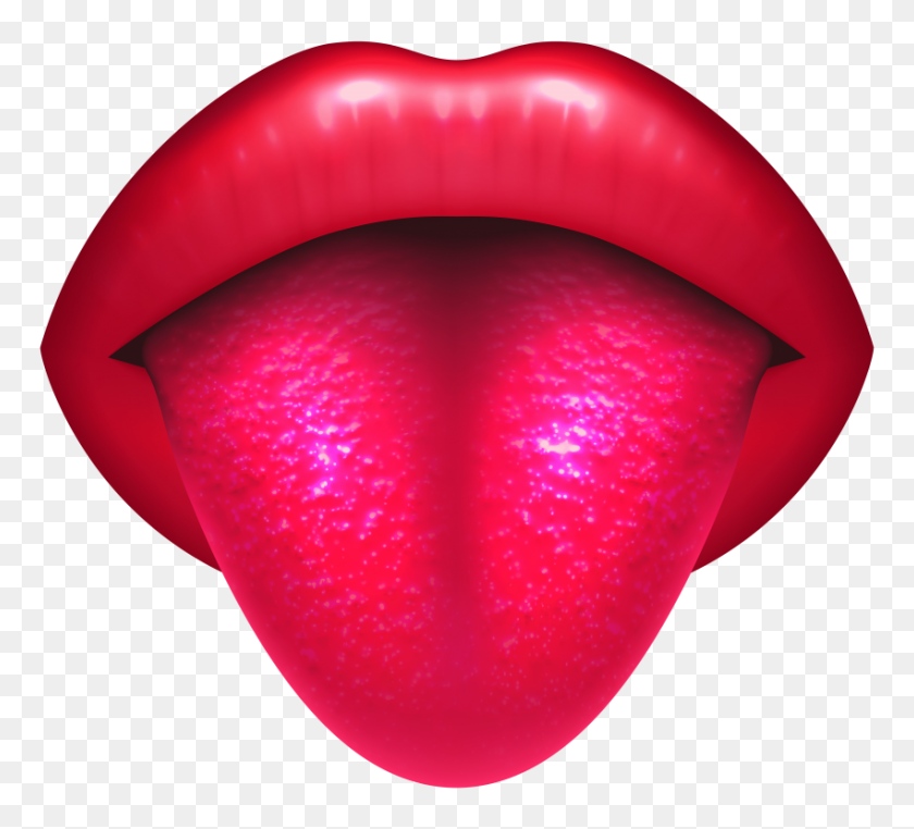 850x765 Mouth With Protruding Tongue Png - Snake Tongue PNG