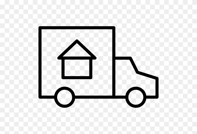 512x512 Move Truck - Moving Truck PNG