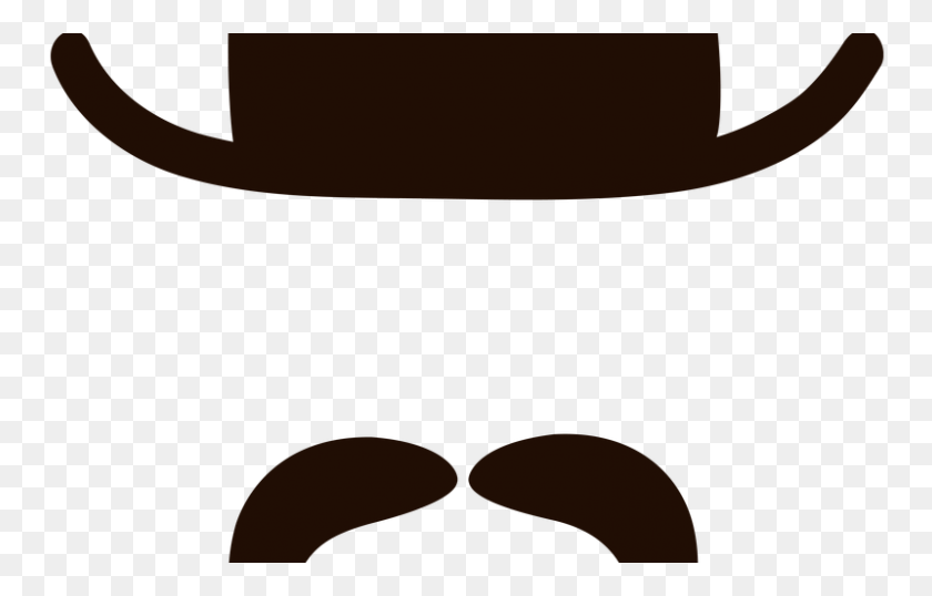 800x491 Movember Sombrero Y Bigote Png Clipart Image - Manillar Bigote Png