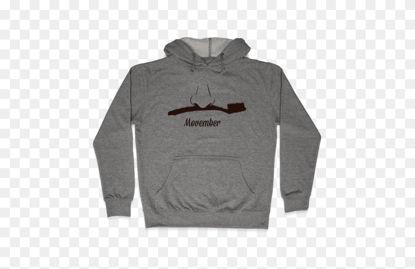 484x484 Movember Hooded Sweatshirts Lookhuman - Hitler Mustache PNG