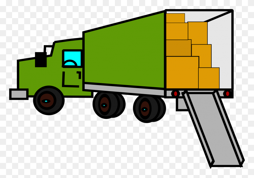 1891x1285 Mover Truck Van Clip Art - Free Dump Truck Clipart