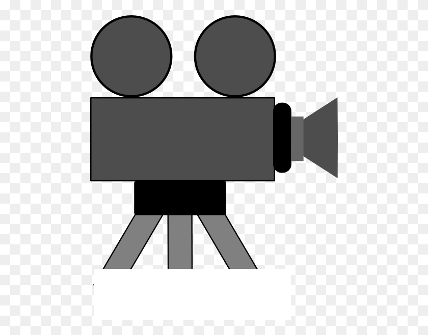 486x598 Movie Camera And Film Clipart - Outdoor Movie Clipart