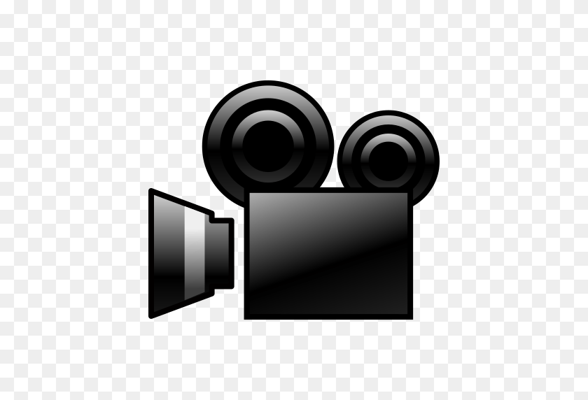 512x512 Movie Camera Emoji For Facebook, Email Sms Id Emoji - Movie Camera PNG