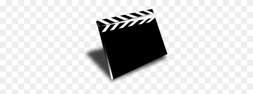 298x255 Movie Clapper Clipart - Movie Clapboard Clipart