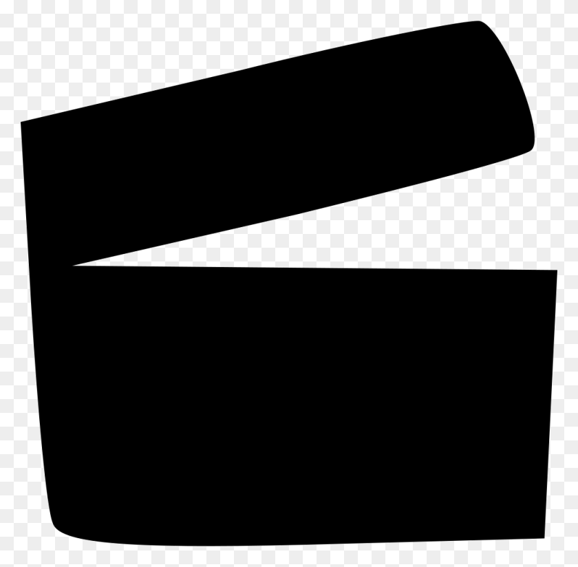 980x960 Movie Clapper Solid Png Icon Free Download - Movie Clapper PNG