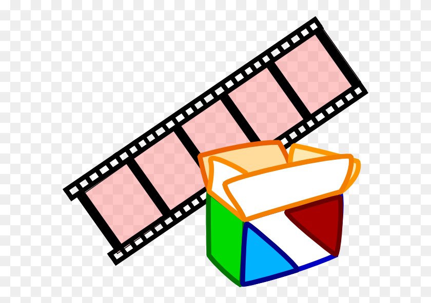 600x532 Movie Clipart Frpic - Movie Clapboard Clipart