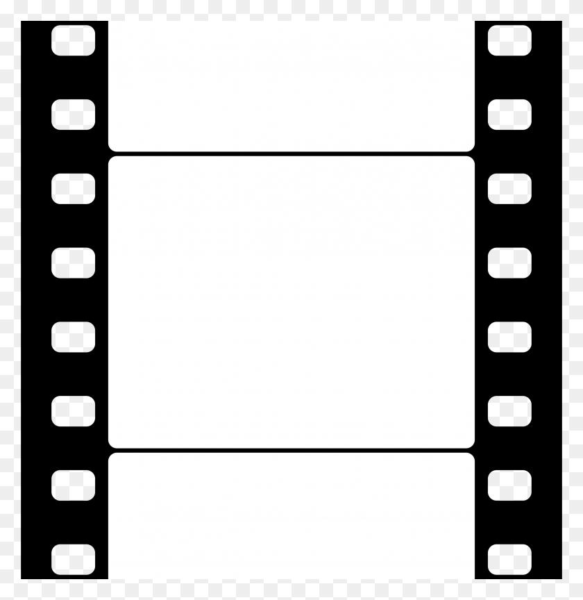 2326x2400 Movie Film Strip Clip Art Free Clipart Image Image - Movie Clipart Black And White