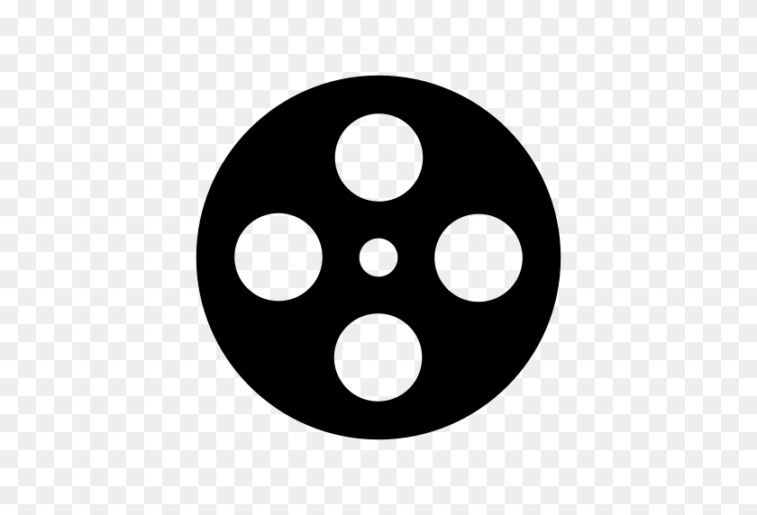 512x512 Movie, Movie, Movie Reel Icon Png And Vector For Free Download - Movie Reel PNG