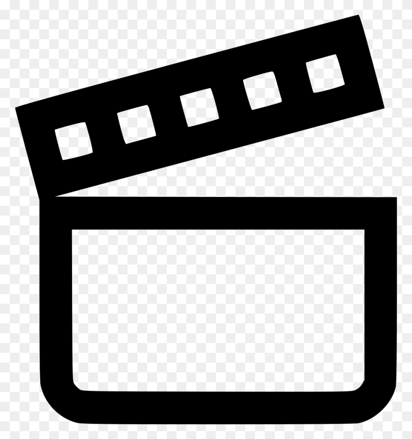 914x980 Movie Moviemaker Film Cut Png Icon Free Download - Movie Icon PNG