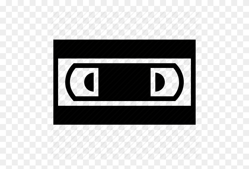 512x512 Movie, Old, Tape, Vhs, Vintage Icon - Vhs PNG
