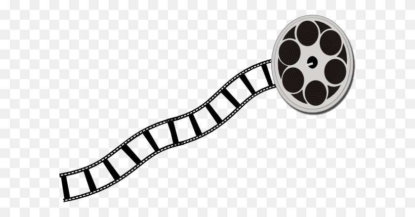 600x379 Movie Reel Movie Film Strip Clip Art Image - Movie Clipart PNG