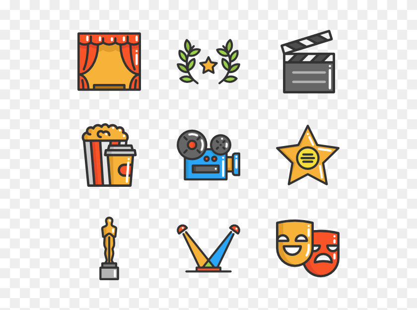 600x564 Movie Theater Icon Packs - Movie Theater PNG