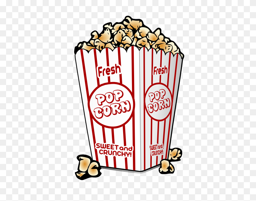 486x602 Movie Theater Popcorn Clipart Free Clipart Images - Pop Music Clipart