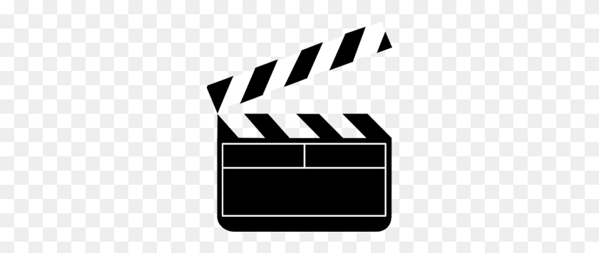 260x296 Movies Clipart - Watching A Movie Clipart