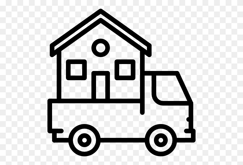 512x512 Moving Truck - Moving Truck PNG
