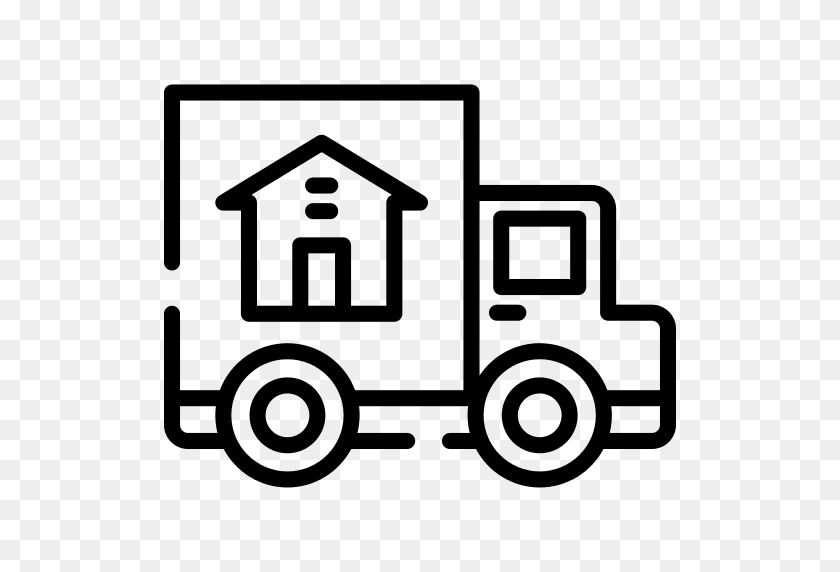 512x512 Moving Truck Png Icon - Moving PNG
