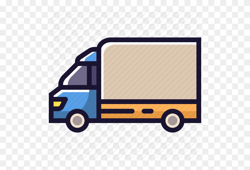 512x512 Moving, Truck, Vehicle Icon - Moving Truck PNG