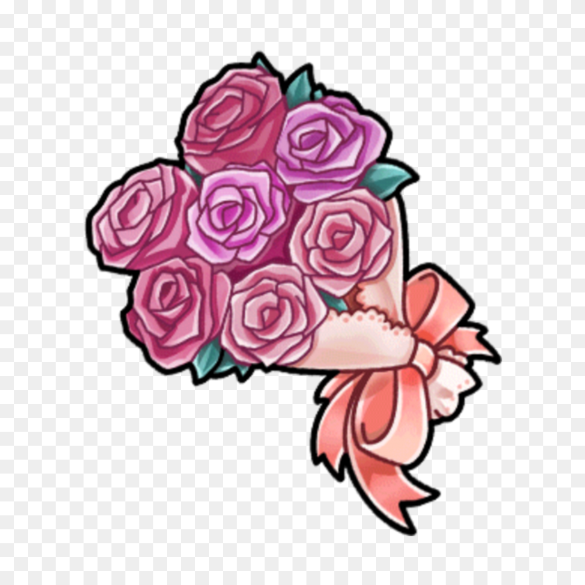 2289x2289 Mq Pink Rose Roses Bouquet - Букет Роз Клипарт