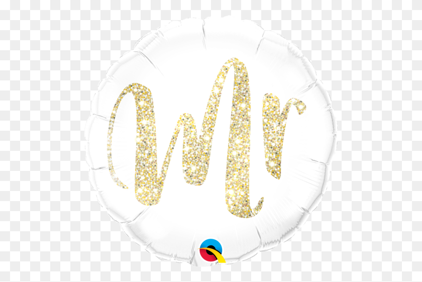 506x501 Mr Glitter Gold Foil Balloon Free Delivery - Gold Foil PNG