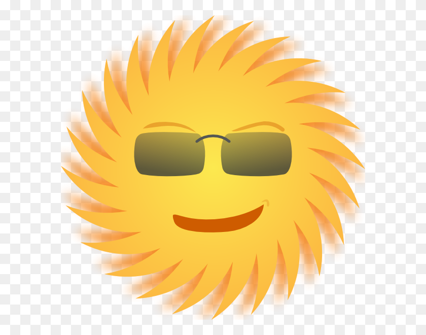 600x600 Mr Sun Clip Art - Smiling Sun Clipart