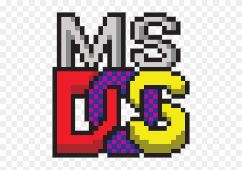 500x530 Ms Dos - Windows 98 Logo PNG