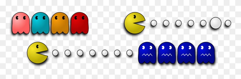 2715x750 Ms Pac Man Pac Man The New Adventures Pac Man World Ghosts - Ms Office Clipart Free