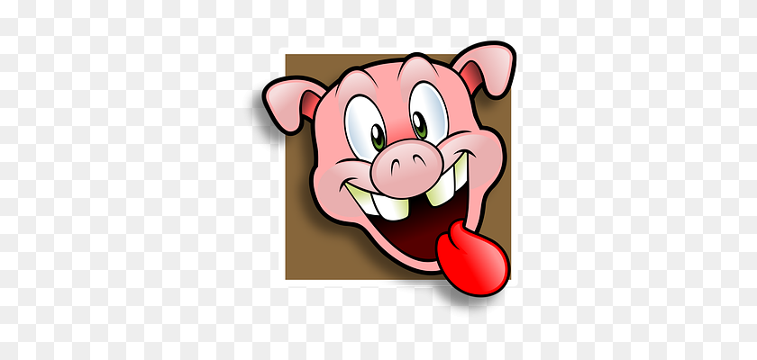 335x340 Mud Clipart Happy Pig - Pig Pen Clipart
