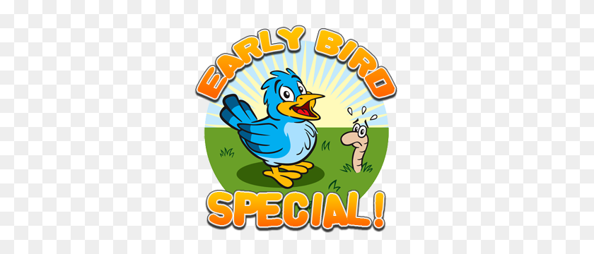 300x300 Mud Happens On Twitter Early Bird Registration Ends In Days - Early Bird Clip Art