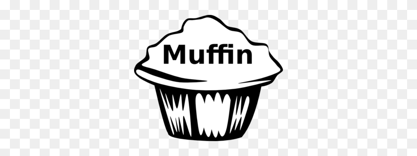 300x255 Muffin Clip Art - Muffin Clipart Black And White