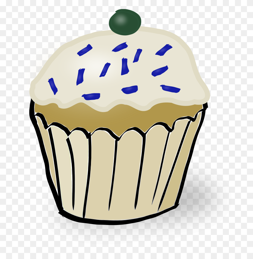 761x800 Muffin Clipart - Blueberry Muffin Clipart