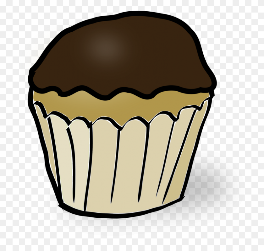 790x750 Muffin Cupcake Tart Frosting Icing Chocolate Chip Free - Clipart Muffin
