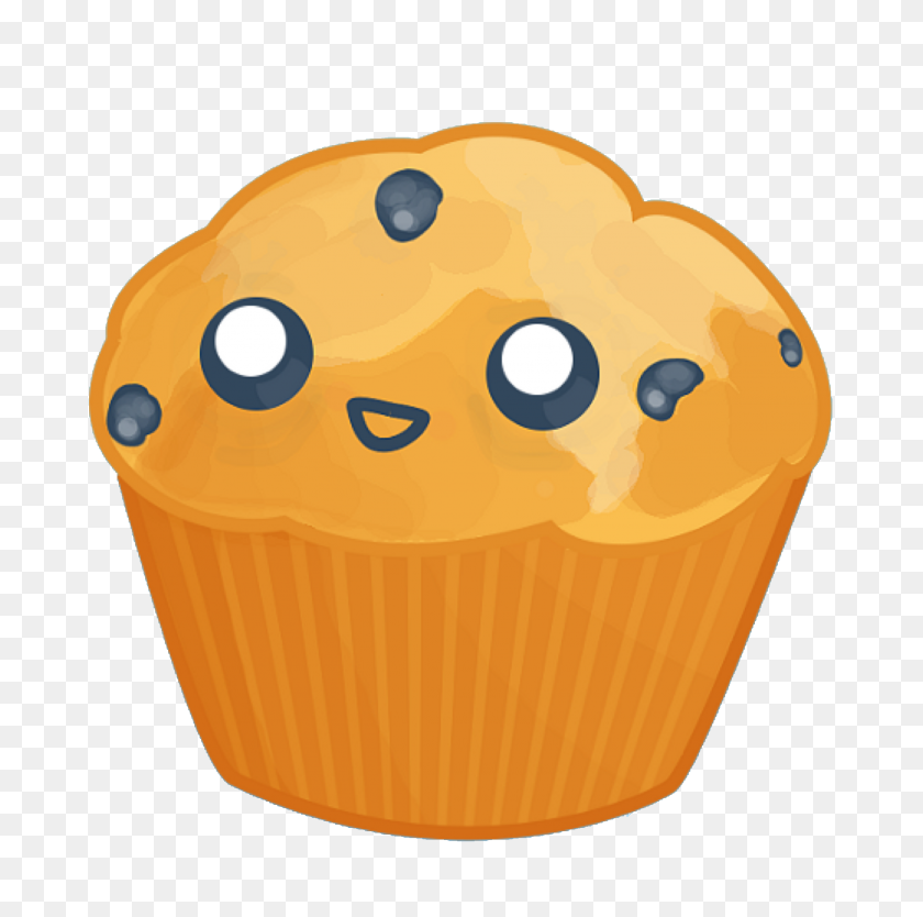 2048x2033 Muffin Cute Kawaii Chocolate Blueberry Freetoedit - Blueberry Muffin Clipart