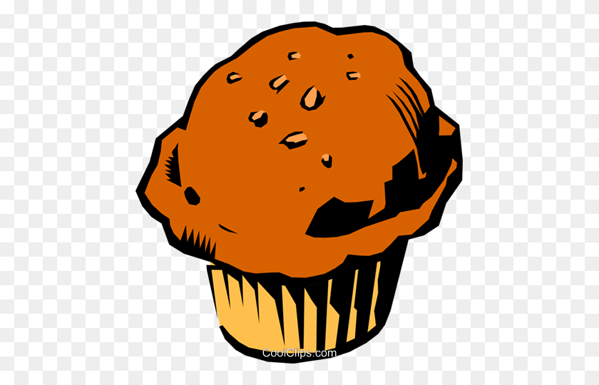 459x480 Muffin Royalty Free Vector Clip Art Illustration - Muffin Clipart Free
