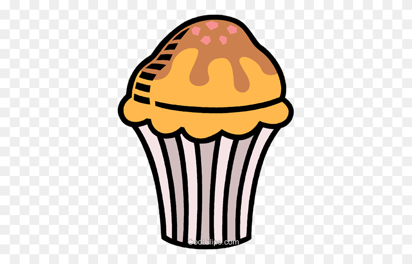 359x480 Muffin Royalty Free Vector Clip Art Illustration - Muffin Clipart Free
