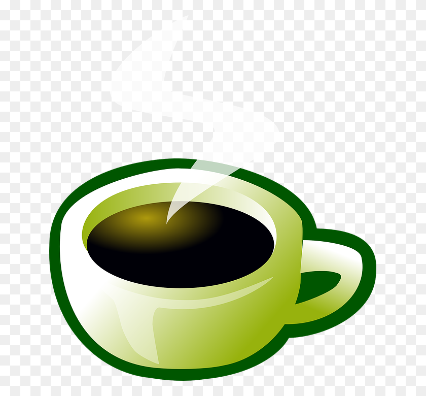 645x720 Mug Clipart Green Coffee - Coffee Mug Clipart Free