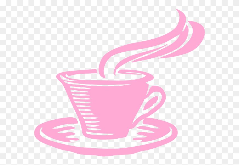 600x522 Mug Clipart Pink Mug, Mug Pink Mug Transparent Free For Download - Coffee Clipart