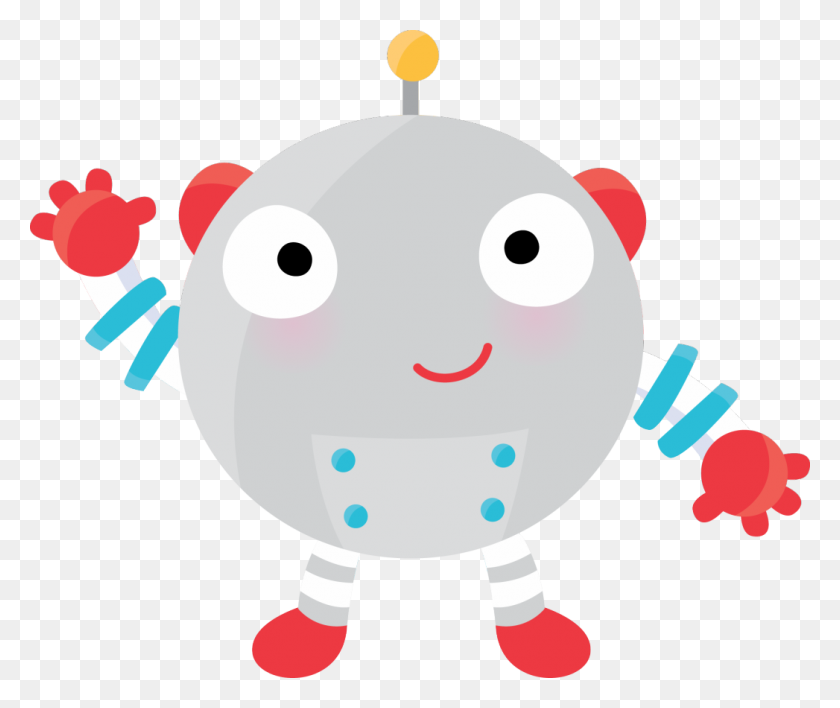 1047x870 Muitos Clip Arts Cute - Cute Robot Clipart