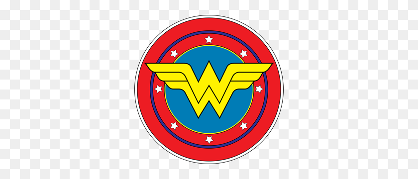 300x300 Mulher Maravilha Logo Vector Canecas Wonder Woman - Wonder Woman Logo Clipart