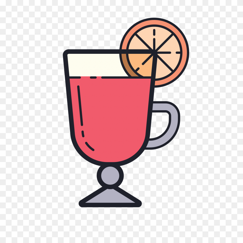 1600x1600 Mulled Wine Icon - Red Wine PNG